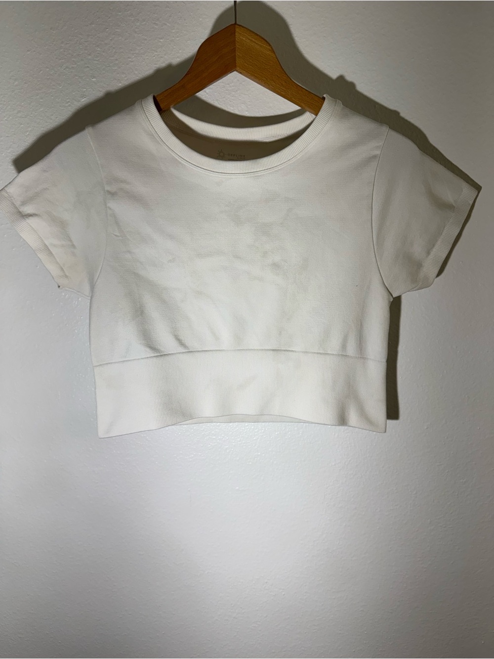 Women’s Aerie White Cropped Tee - Comfortable Everyday Top